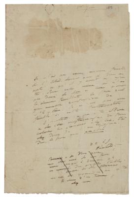 Lot #321 Alexander von Humboldt Autograph Letter Signed - Image 1
