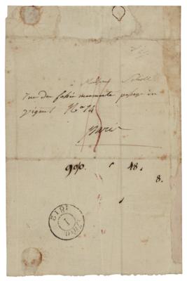 Lot #321 Alexander von Humboldt Autograph Letter Signed - Image 2