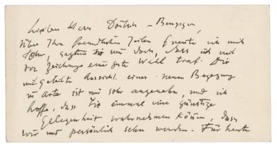 Lot #632 Paul Klee Autograph Letter Signed - Image 2