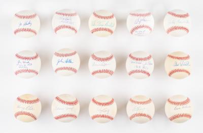 Lot #1057 NY Mets: Inaugural 1962 Team Signed Baseball Collection (55) - Image 2