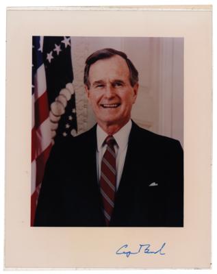 Lot #32 George Bush Signed Photograph