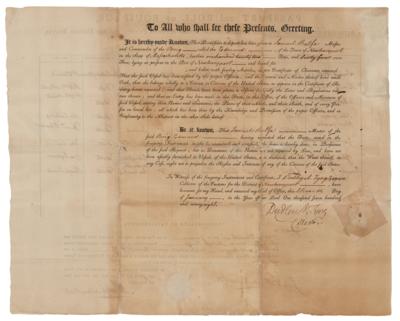 Lot #470 Treaty of Alliance United States Ship's Passport - Image 2