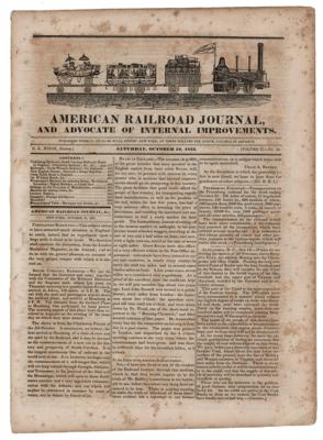 Lot #202 American Railroad Journal - Image 1