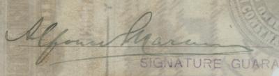 Lot #369 Marconi Wireless Telegraph Company Stock Certificate - Image 2