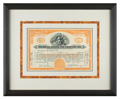 Lot #200 American Austin Car Company Stock Certificate - Image 2