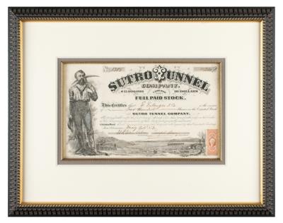 Lot #159 Sutro Tunnel Company Stock - Image 2