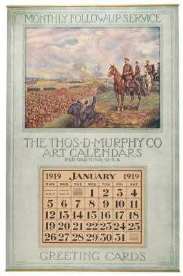Lot #549 John J. Pershing 1919 'Knights of Liberty-Glory's Sons' Calendar - Image 1