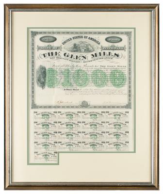 Lot #292 Glen Mills Pennsylvania 1880 Bond - Image 1