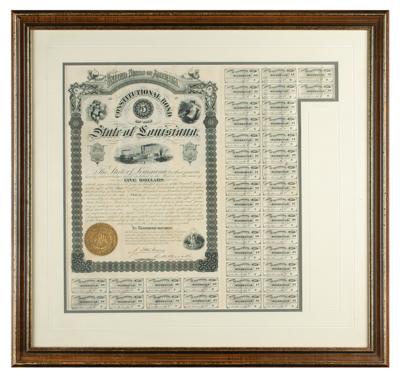 Lot #363 State of Louisiana Constitutional Bond - Image 1