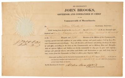 Lot #238 John Brooks Document Signed - Image 1