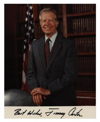 Lot #42 Jimmy Carter Signed Photograph - Image 1