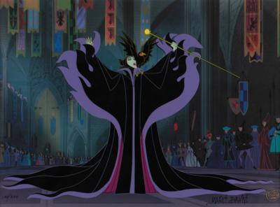 Lot #684 Maleficent Limited Edition Cel Signed by Marc Davis - Image 1