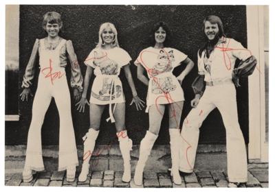 Lot #842 ABBA Signed Photograph