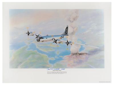 Lot #532 Enola Gay: Paul Tibbets Signed Print - Image 1