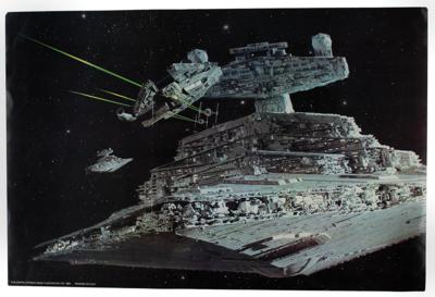 Lot #1030 Star Wars: The Empire Strikes Back 'Star Destroyer' Poster - Image 1