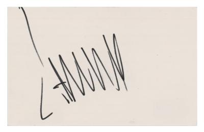 Lot #127 Donald Trump Signature - Image 1