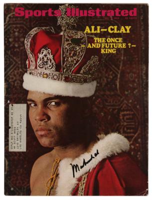 Lot #1063 Muhammad Ali Signed Magazine