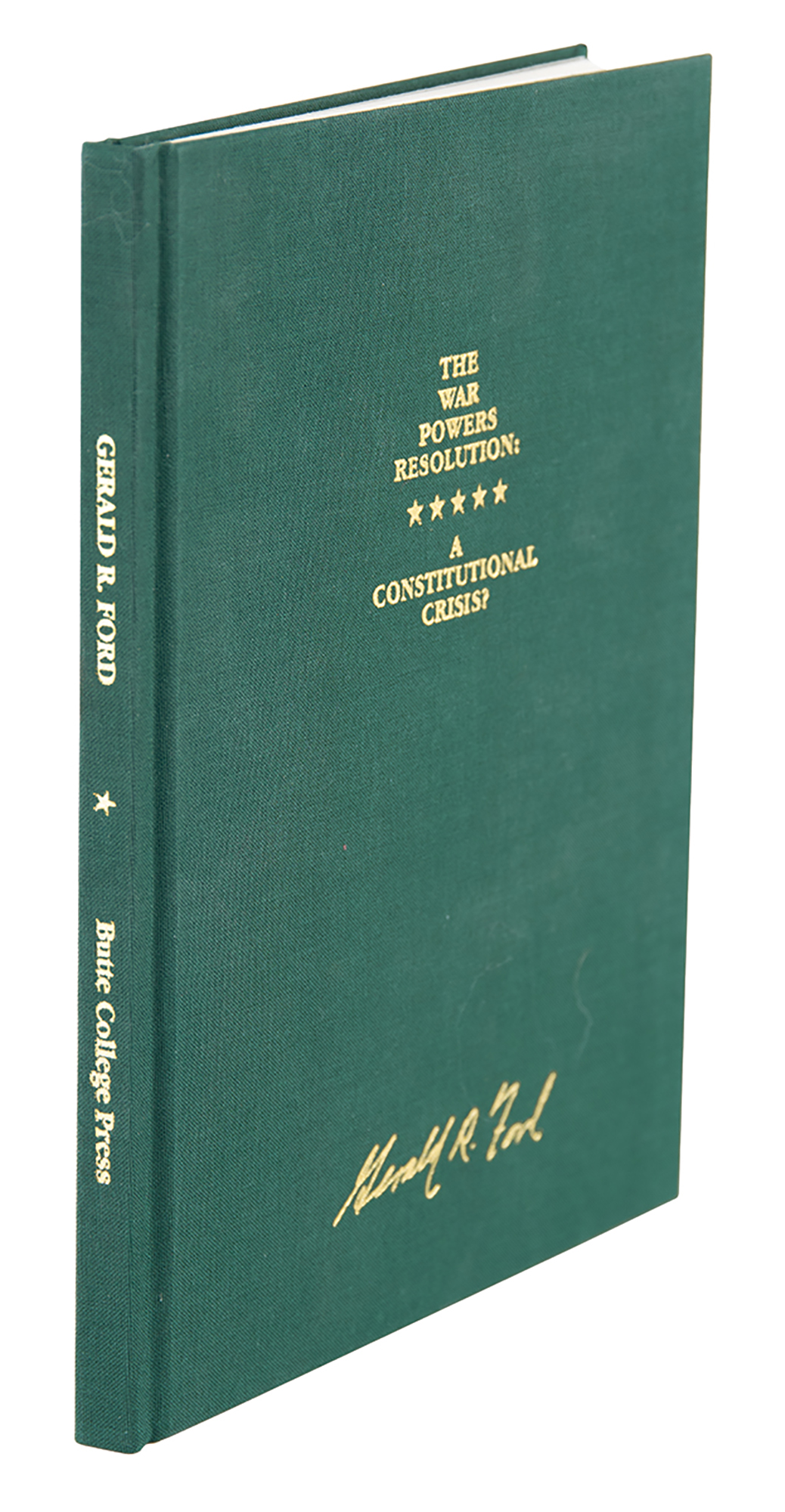 Lot #71 Gerald Ford Signed Book - Image 4