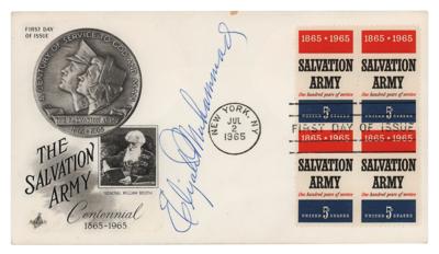 Lot #388 Elijah Muhammad Signed First Day Cover
