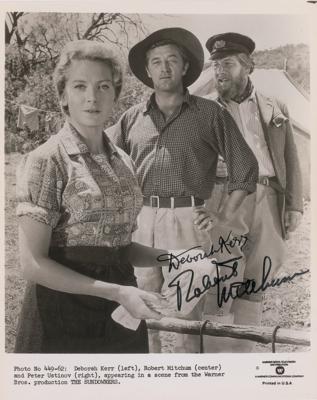 Lot #982 Robert Mitchum and Deborah Kerr Signed Photograph - Image 1