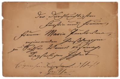 Lot #710 Johann Wolfgang von Goethe Hand-Addressed Envelope - Image 1