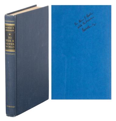 Lot #339 Robert F. Kennedy Signed Book