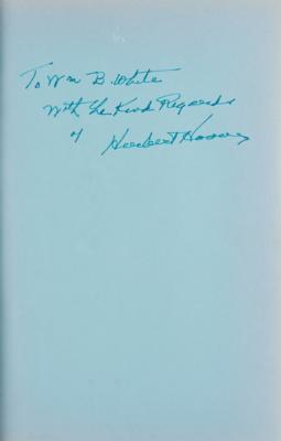 Lot #84 Herbert Hoover Signed Book - Image 2