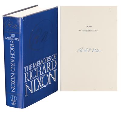 Lot #101 Richard Nixon Signed Book