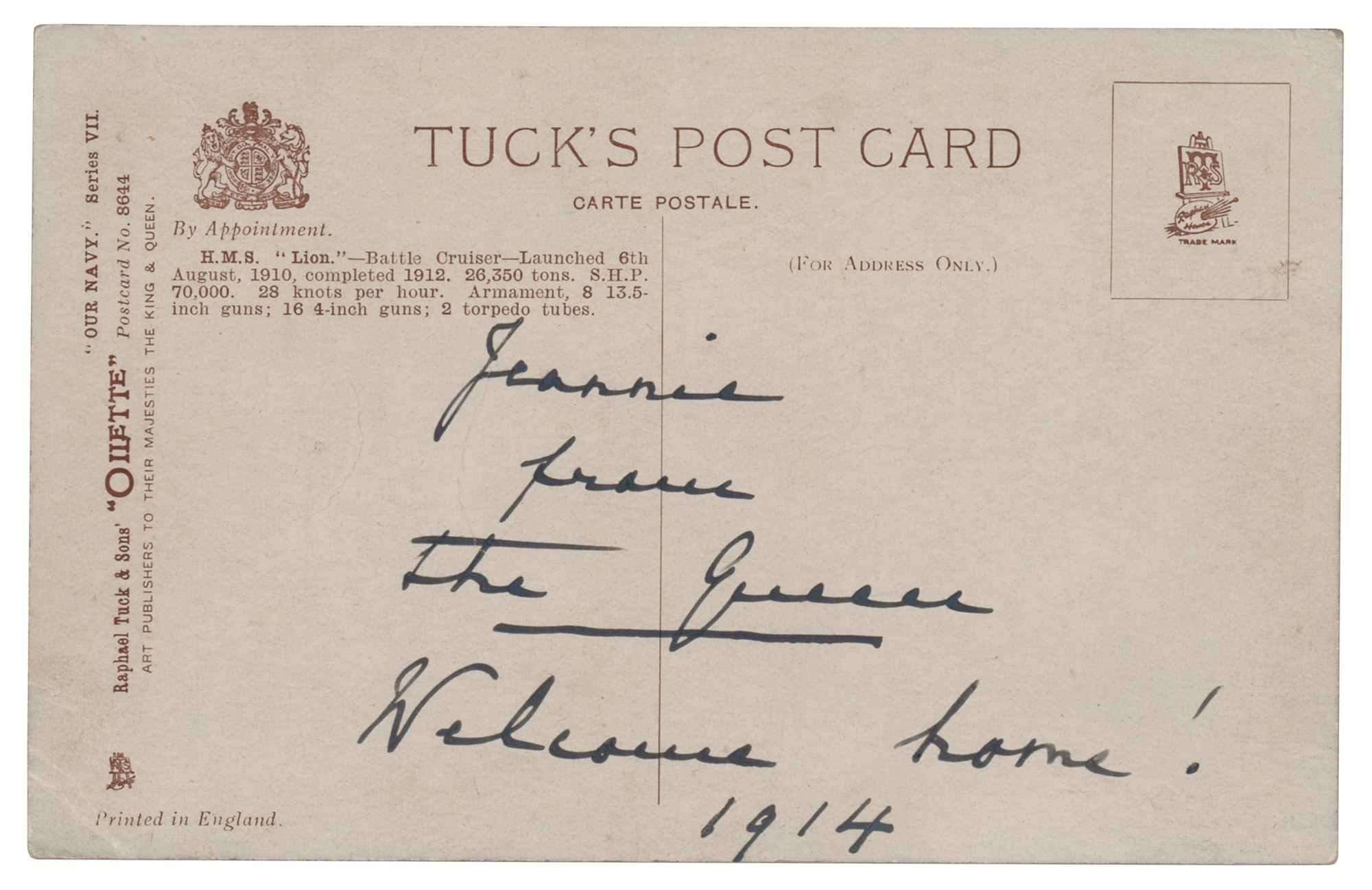 Lot #430 Queen Mary of Teck Signature