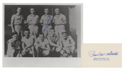 Lot #533 Paul W. Tibbets (2) Signed Items - Image 1