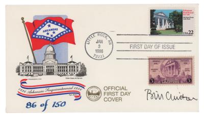Lot #56 Bill Clinton Signed FDC - Image 1