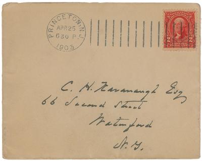 Lot #50 Grover Cleveland Autograph Letter Signed - Image 3