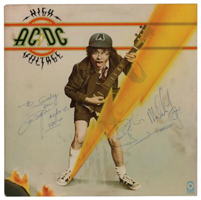 Lot #761 AC/DC Signed Album