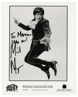 Lot #987 Mike Myers Signed Photograph