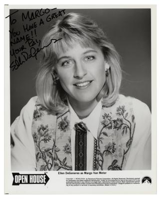 Lot #919 Ellen DeGeneres Signed Photograph