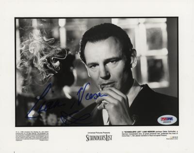 Lot #988 Liam Neeson Signed Photograph