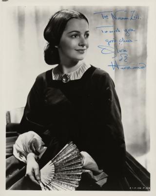 Lot #940 Olivia de Havilland Signed Photograph