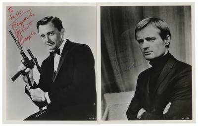 Lot #972 Man from UNCLE: Vaughn and McCallum (2) Signed Photographs - Image 1