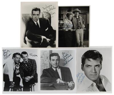 Lot #908 Classic Television Stars (5) Signed Photographs - Image 1