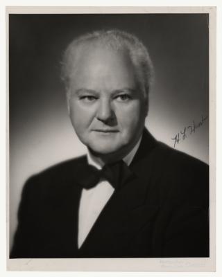 Lot #322 H. L. Hunt Signed Photograph - Image 1