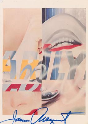 Lot #675 James Rosenquist (2) Signed Postcards - Image 2