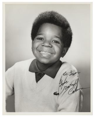 Lot #910 Gary Coleman Signed Photograph