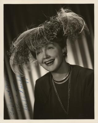 Lot #955 Hedda Hopper Signed Photograph