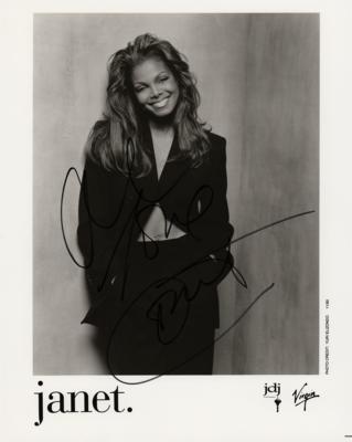 Lot #847 Janet Jackson Signed Photograph