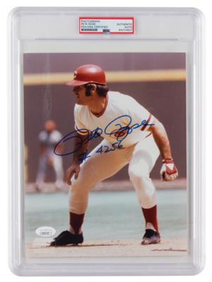 Lot #1091 Pete Rose Signed Photograph and Book - Image 2