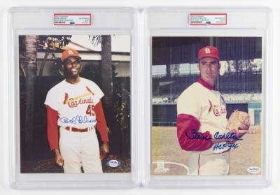 Lot #1094 St. Louis Cardinals: Carlton and Gibson
