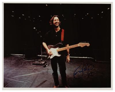 Lot #810 Eric Clapton Signed Photograph