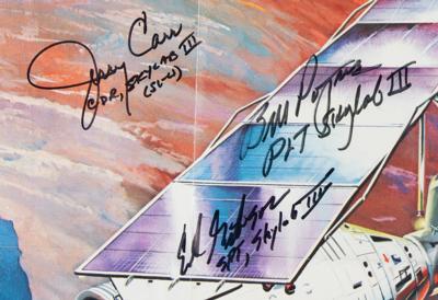 Lot #611 Skylab 4 Signed Poster - Image 2