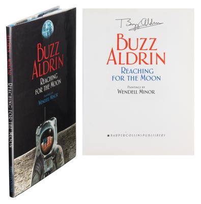 Lot #575 Buzz Aldrin Signed Book - Image 1