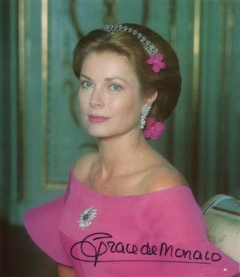 Lot #424 Princess Grace Signed Photograph
